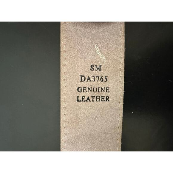 Western Cowgirl 100% Genuine Leather Belt Women S/M Turquoise Buckle Festival - Picture 2 of 6